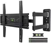Corner TV Wall Mount for 26-60 Inch TVs up to 80 lbs, Single Articulating Arm...