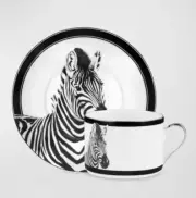 Dolce and Gabbana Zebra Tea Cup and Saucer Set