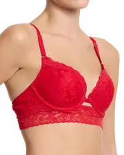 Hanky Panky Signature Lace Plunge Push Up Bra