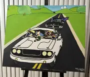 CatDaddyDollars Original Art Deathproof Powerpuff Girls