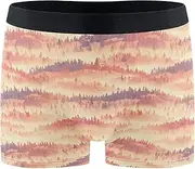 [FRODOTGV] Retro Forests Men's Boxer Brief Shorts Running Underwear for Men Underware Interiores Para Hombres