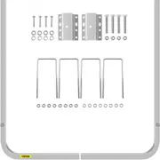 VEVOR Boat Trailer Guide-ons,116.84cm,One Pair Aluminum Trailer Guide ons, Rust-Resistant Trailer Guides with Adjustable Width, Mounting Parts Include