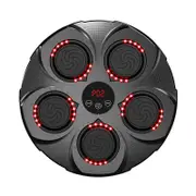 Music Boxing Machine,Wall Mounted Smart Music Boxing Trainer, Great for Reflex, Focus and Hand Eye Coordination Training