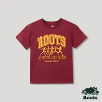 在飛比找Yahoo奇摩購物中心優惠-Roots女裝-運動派對系列 城市跑者短袖T恤-紅色