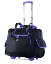 Olympia USA Rave Rolling Overnighter with Laptop Compartment