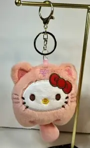 New Sanrio Hello Kitty Pink Key Charm For Purse & Backpack