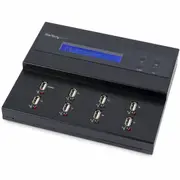 StarTech.com Standalone 1 to 7 USB Thumb Drive Duplicator/Eraser, Multiple Flash Drive Copier, 1.5 GB/min Sector-by-Sector, 3 Er