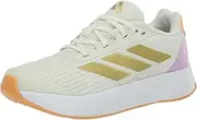 [adidas] Duramo SL Sneaker, Ivory/Gold Metallic/Hazy Orange, 6.5 US Unisex Big Kid