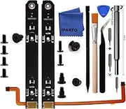 iParto Replacement Right and Left Slide Rail Replacement for Nintendo Switch OLED Console Slide Rail with Flex Cable Replacement Kit for NS Switch OLED Slider Bracket Slide Bar