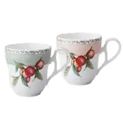 Noritake Mug 375cc Orchard Garden 2 pc Atmos Green/Smoky Pink P97855/4911-12