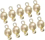 HOODANCOS 10pcs Jewelry Clasps Buckle for Necklaces Bracelets Connectors Holding Strength Effortless Clasp for Jewelry Making