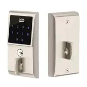 Emtek E3020US15 Electronic Deadbolt Lock in Satin Nickel finish