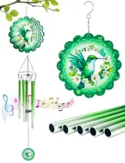 Wind Chimes for Outside with Hummingbird Wind Spinner, Birthday Gifts for Wom...