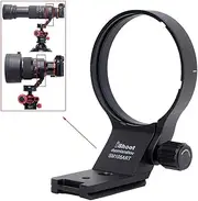 82mm Tripod Mount Ring Lens Collar Compatible with Sigma 105mm f/1.4 DG HSM Art & 100-400mm f/5-6.3 DG DN OS, Lens Support Holder Bracket Bottom is Arca-Swiss Fit Quick Release Plate Dovetail Groove