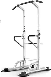 Power Tower Dip Station Pull Up Bar For Home Gym Strength Training Workout Equipment Adjustable Height Dip Station Multi-Function A