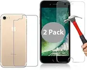 x2 Tempered Glass Screen Protector for Apple iPhone SE 2022 Front + Back Soft Film