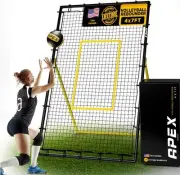 Apex Sports Adjustable Volleyball Rebounder Net 7x4 ft – Bounce Back Training...