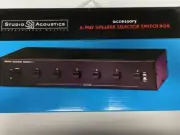 SS-2006 6-way Designed high quality Speaker Selector Switch Box speaker switch
