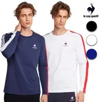 在飛比找momo購物網優惠-【LE COQ SPORTIF 公雞】基礎百搭長袖T恤 男款