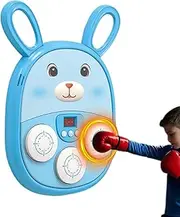Music Boxing Machine for Kids - Cartoon Electronic Boxing Machine Rechargeable | Wall Target Toy LED Musical Punching Board for Children Indoor Outdoor Training Workout Gym Birthday Family Sports Adul