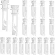 Vertical Blind Stem Replacement White Stems for Window Carrier Vertical Blinds Curtain Accessories(12 Pieces)