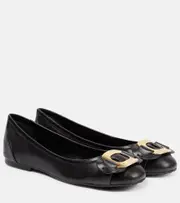 [See By Chloe] See By Chloé Chany leather ballet flats AU 4 black
