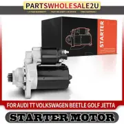 Starter Motor for Audi TT Volkswagen Beetle Golf Jetta 1.1KW 12Volt CCW 10Teeth (for: Audi)