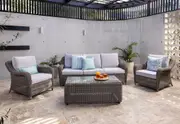 PERDIDO 4 Piece Outdoor Lounge Setting