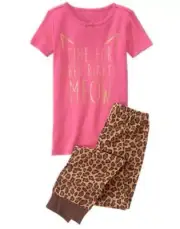 NWT Gymboree Girls Gymmies Time for Bed Right Meow Pajamas set 5