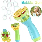 Electric Bubble Wands Machine Bubble Maker Automatic Blower Outdoor Kids Toy Pro