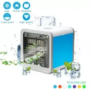 USB Portable Mini Humidifying Air Cooler 7 LED Colors Cools by up to 6-8 Celcius