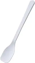 Shimomura 44680 Small Silicone Spoon, White, Made in Japan, Dishwasher Safe, Easy to Clean, Heat Resistant, Cooking, Confectionery, Makes Good Good, Easy to Mouth, Jam Spatula, Cute, Tsubamesanjo