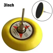 Good Ventilation Backing Pads 3mm Shank For Pneumatic Tools Hook And Loop