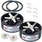 Replacement Nutribullet Pro Extractor Cross Blade, 2PCS Blender Blade Replace...