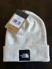 The North Face Big Box Beanie Gardenia White OS NWT Unisex Hat