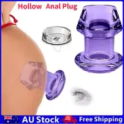 Hollow Anal Butt Plug With Stopper Anus Dilator Expander Speculum BDSM Sex Toys