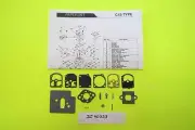McCulloch Eager Beaver MAC60A MAC80A MAC 3227 Zama C1S-M8 Trimmer Carb Kit
