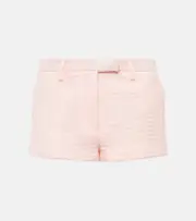 [Alessandra Rich] Alessandra Rich Sequined tweed shorts AU 10 pink