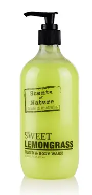 Scents of Nature by Tilley Hand & Body Wash - Sweet Lemongrass
