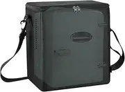 Storage Case for Freezer, Nylon Zipper Organizer, Portable Black Makeup Container, Freezer Protector with Shoulder Strap, Ideal for Home Storeroom and Organization