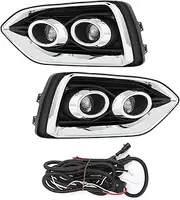 Brilluxa LED Fog Lamp, Daytime Running Light, Compatible with Hyundai Solaris Accent 2017-2020, Front Bumper Light Assembly, 12V IP67 Driving Lamp Set