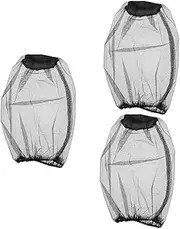 Kisangel 3sets Mesh Net Fish Hat for Outdoor Activities Bug Hat Netting for Hunters Fishermen and Gardeners 4pcs*3