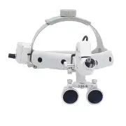 Dental Medical Headband Magnifier LED Headlight 3.5X-R Light Binocular Loupes