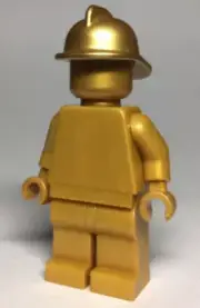 LEGO Gold Fireman Fireperson - Unassembled and NEW