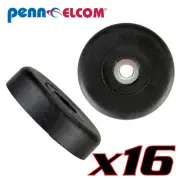 Sixteen Pack Penn Elcom F1687 Rubber Cabinet Foot 1.5"Dia x 0.375" H Heavy-duty