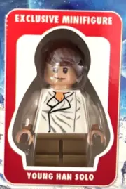 LEGO Exclusive Young Han Solo Minifigure-New -Combined Ship