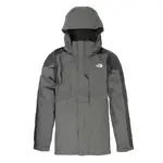 美國百分百【THE NORTH FACE 】外套 TNF 夾克 防水 防風 保暖 北臉 兩件式 XL 灰黑 E291