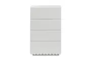 Nasrin 60cm Tallboy Dresser with Drawers - White