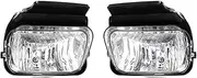 Fog Lamp Assembly Compatible With Chevrolet For Silverado 2003 2004 2005 2006 1 Pair Lef Right Fog Lamp Assembly Rear Halogen Fog Light Tail Lamp Car Fog Light