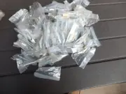 Lot of Over 70 New Bagged Hollow Wall Spring Toggle Bolt Anchor - 1/4" x 3"